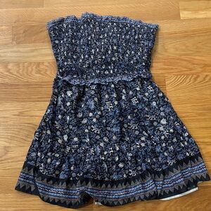 Sea New York Black and Blue Patterned Dress